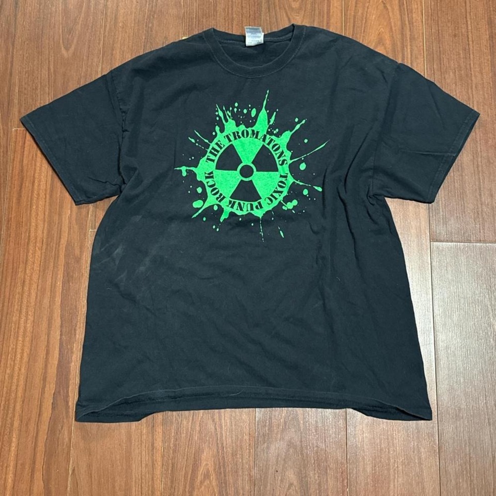 The Tromatons Toxic Punk Rock Band Tee‎ Black Shirt Size Men's XL